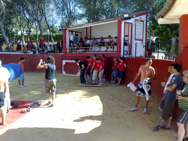 Pruebas en la plaza de toros